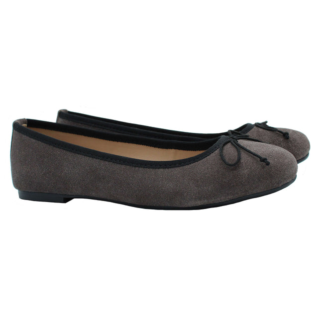 501 - Taupe Suede Ballet Flats
