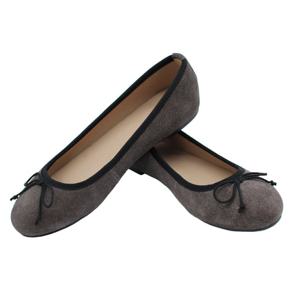 501 - Taupe Suede Ballet Flats