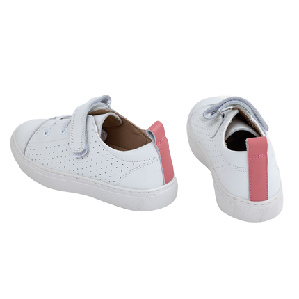 S503 - White Leather Sneaker
