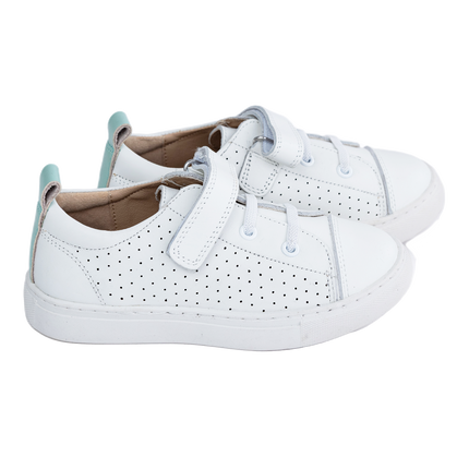 S504 - White Leather Sneaker