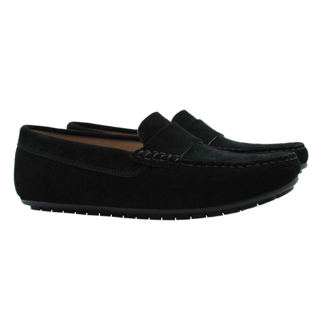 507 - Black Suede Loafer