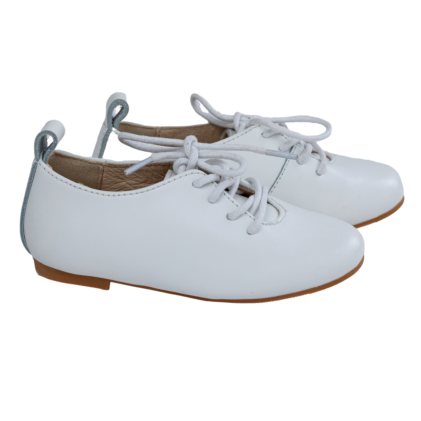 602 - White Leather Lace Shoe