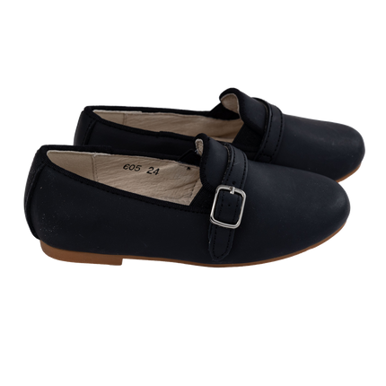 S605 - Black Nubuk Loafer