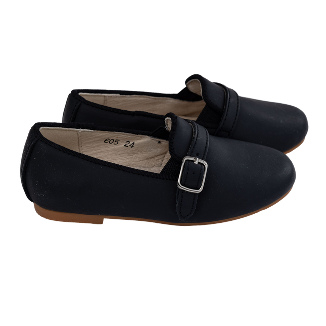 S605 - Black Nubuk Loafer