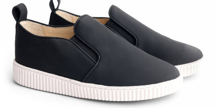 607 - Black Nubuck Step-in