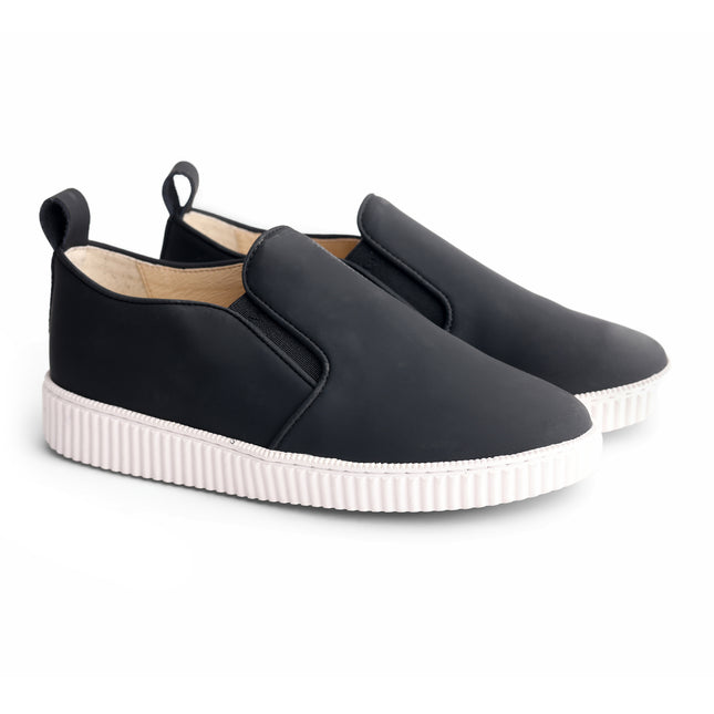 607 - Black Nubuck Step-in