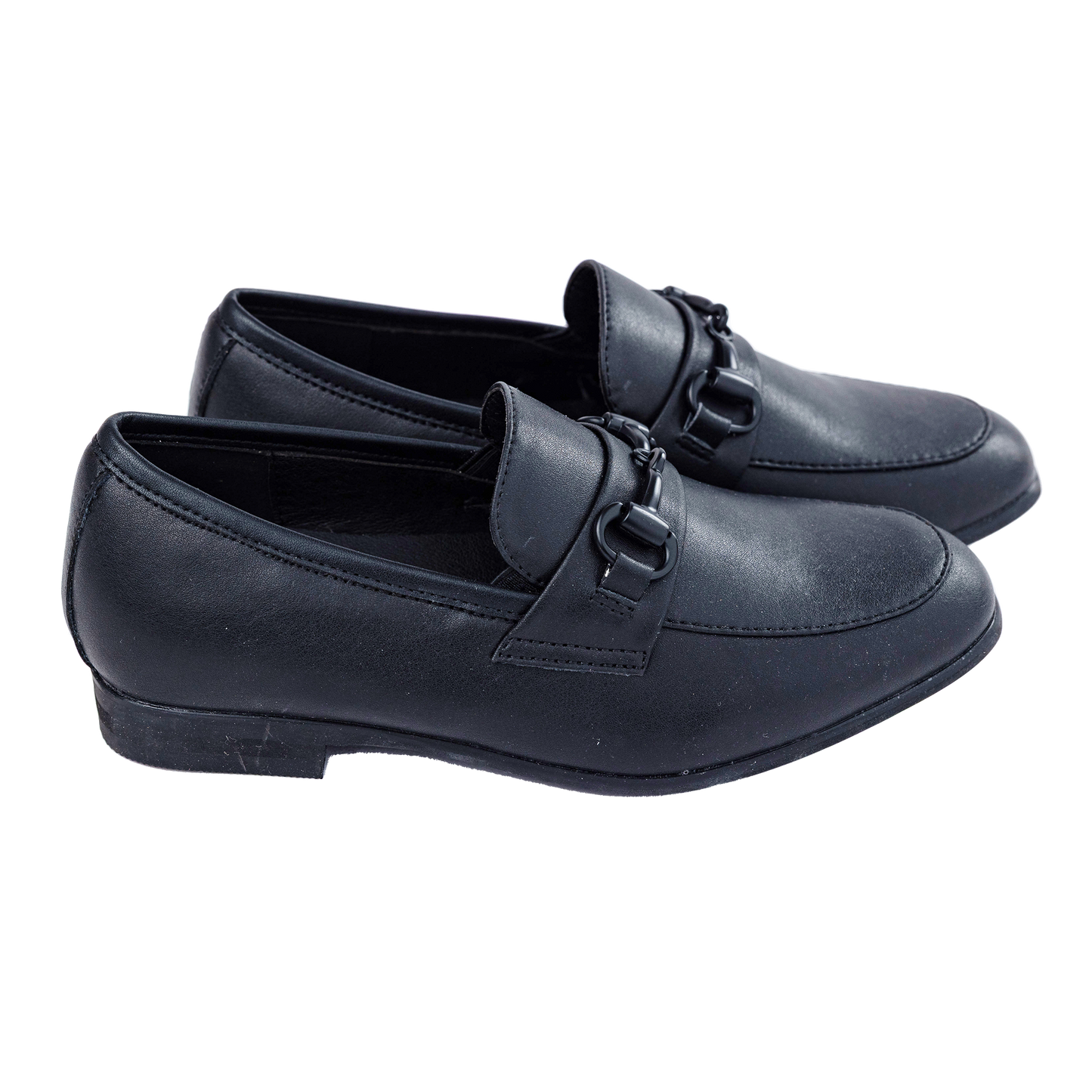 609 - Black Leather Slip-on