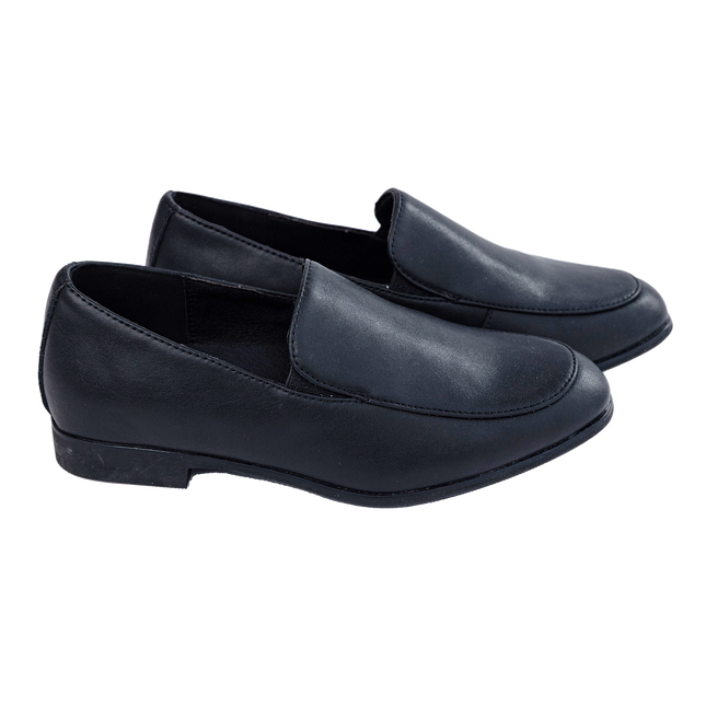 S610 - Black Leather Slip-on