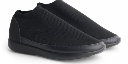 612 - Black Sock Sneaker