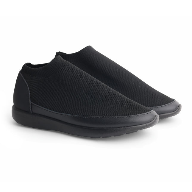 612 - Black Sock Sneaker