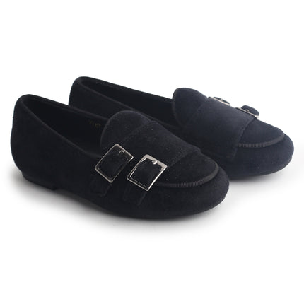 702 - Black Velcro Double Strap