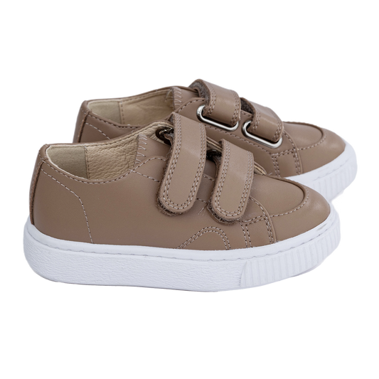 703 - Taupe Leather Sneaker