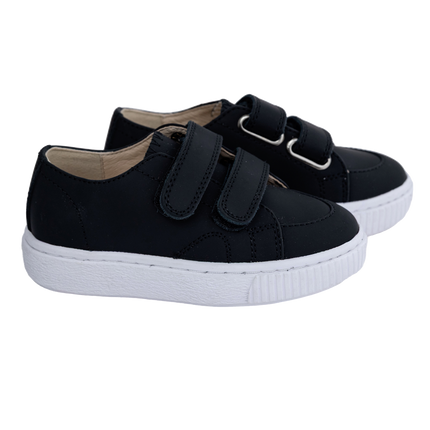 S704 - Black Nubuk Sneaker
