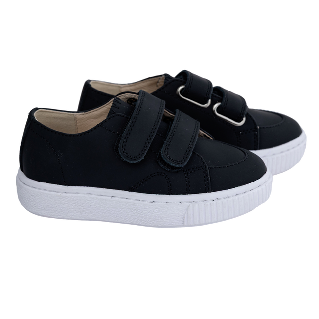 S704 - Black Nubuk Sneaker