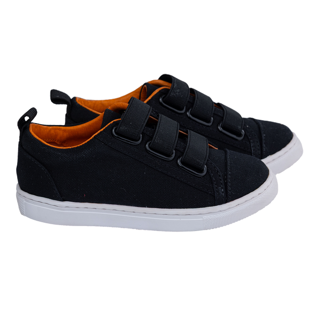 S706 - Black Canvas Sneaker