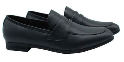 708 - Black Leather Step-in