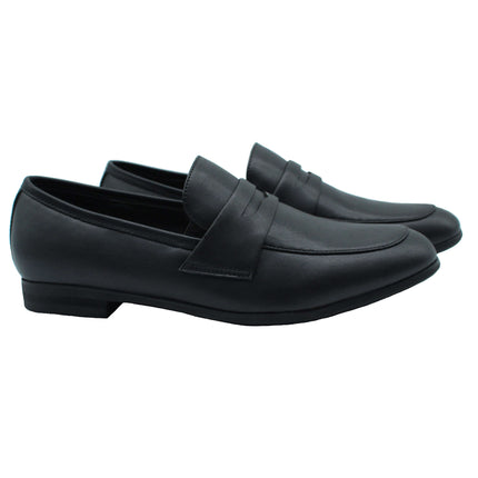 708 - Black Leather Step-in