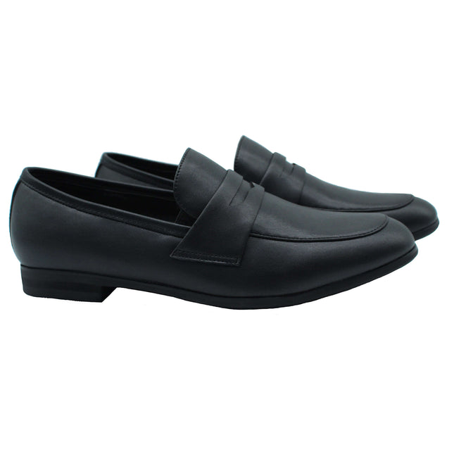 708 - Black Leather Step-in