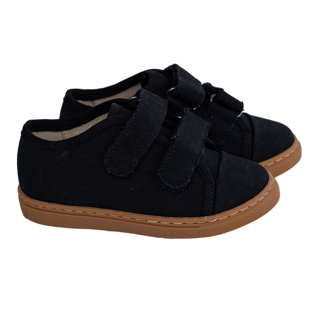 S708 - Black Canvas Sneaker