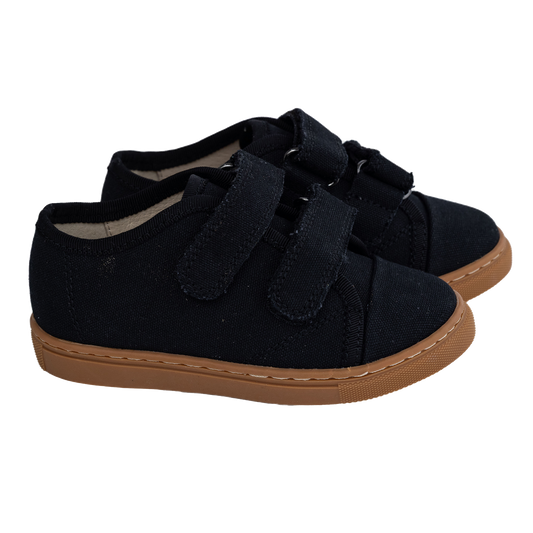 708 - Black Canvas Sneaker