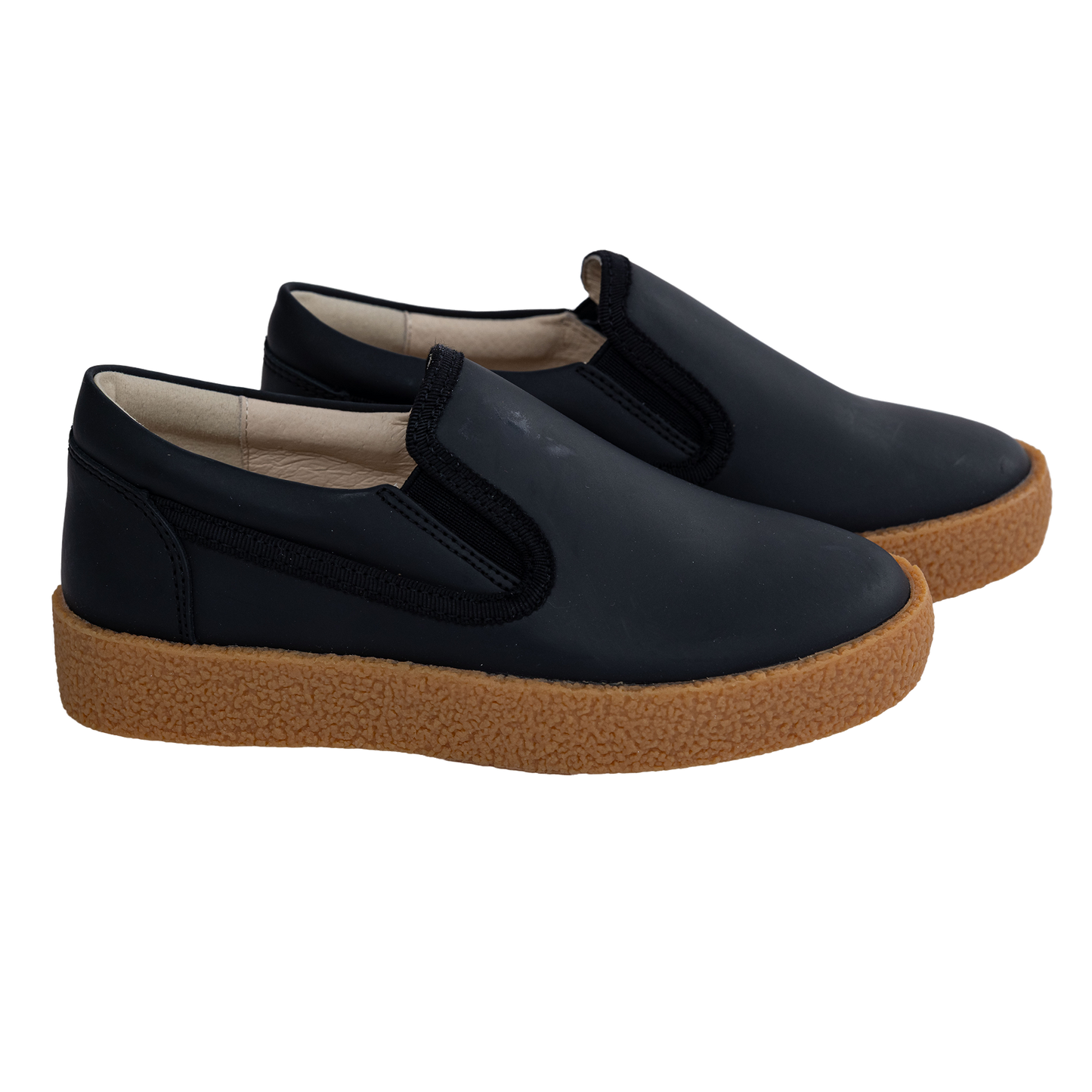 709 - Black Nubuk Slip-on