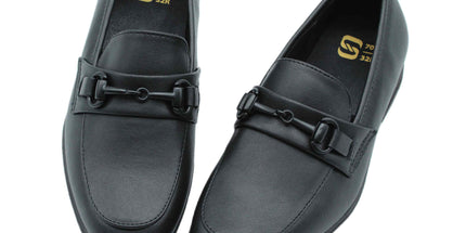 709 - Black Leather Step-in