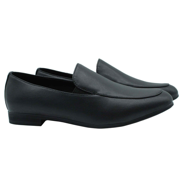 710 - Black Leather Step-in