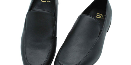 710 - Black Leather Step-in