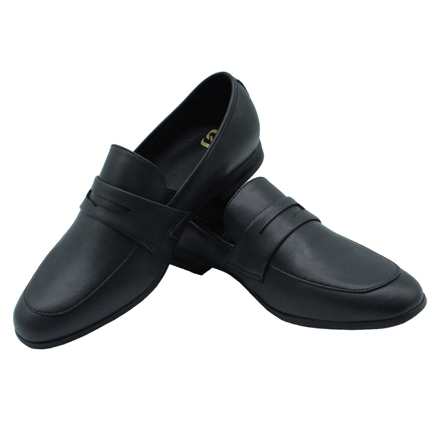 710 - Black Leather Step-in