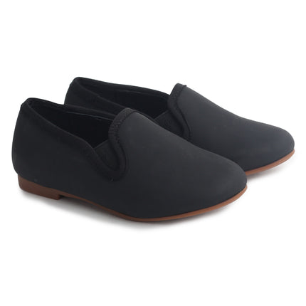 711 - Black Nubuk Loafer