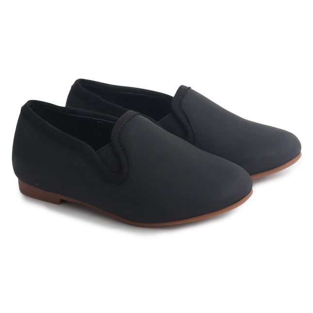 711 - Black Nubuk Loafer