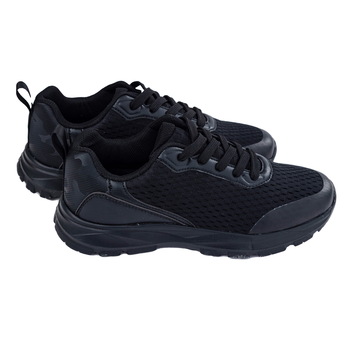 713 - Black Flyknit/Leather Sneaker