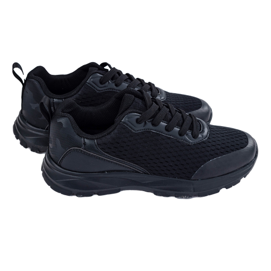 713 - Black Flyknit/Leather Sneaker