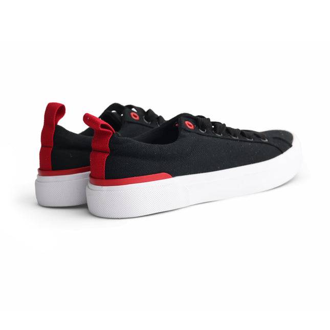 905 - Black knit Pull-on Sneaker