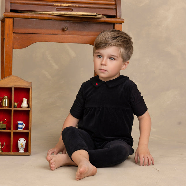 D22- Red Bee Boys' Romper