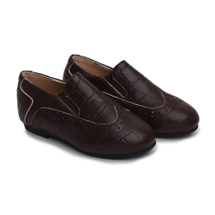 W415A -  Brown Leather Step-In