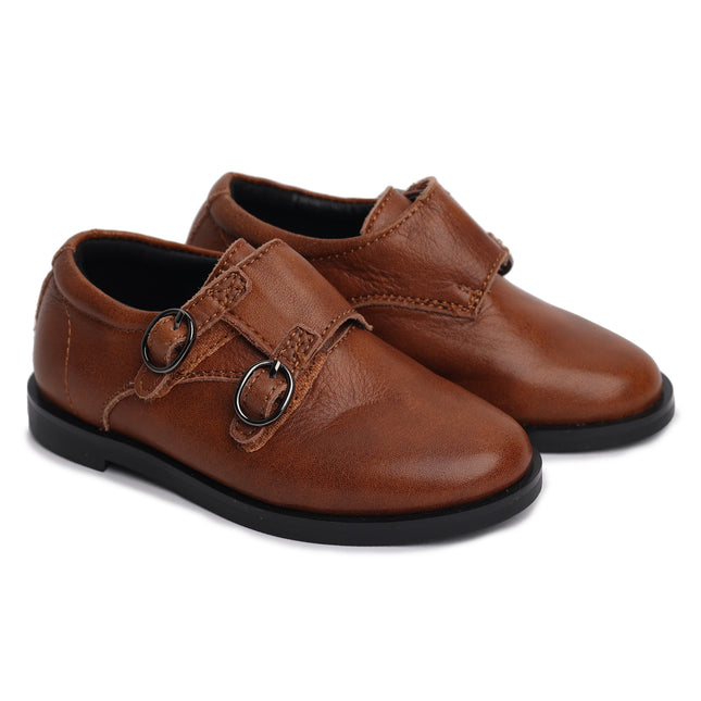 WBS-31 Luggage Double Strap Loafer