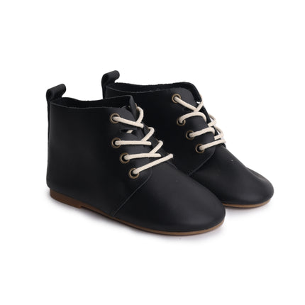 IN-01 - Black Leather High-top Soffee