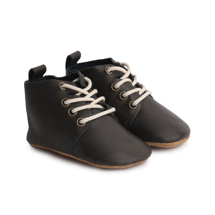 IN-02 - Charcoal Leather High-top Soffee