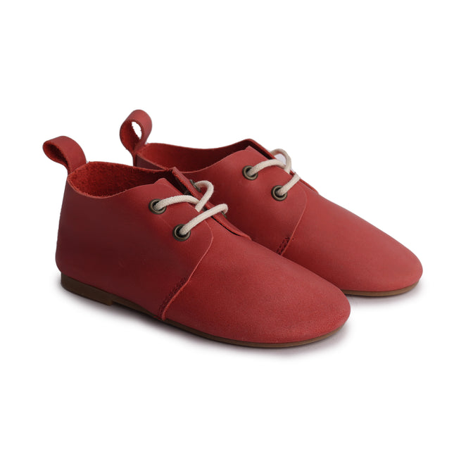 IN-06 - Red Leather Low-top Soffee