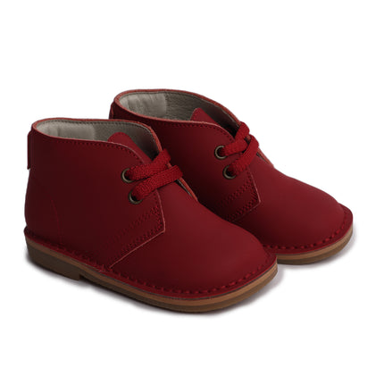WBB-06 Red Matte Laced Toddler Shoe