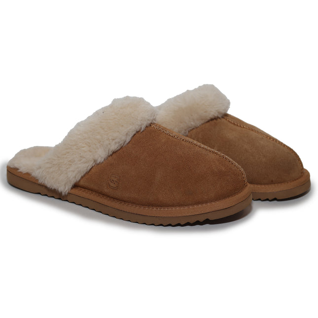Snugs - Camel Sheepskin Mules