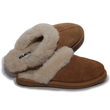 Snugs - Camel Sheepskin Mules